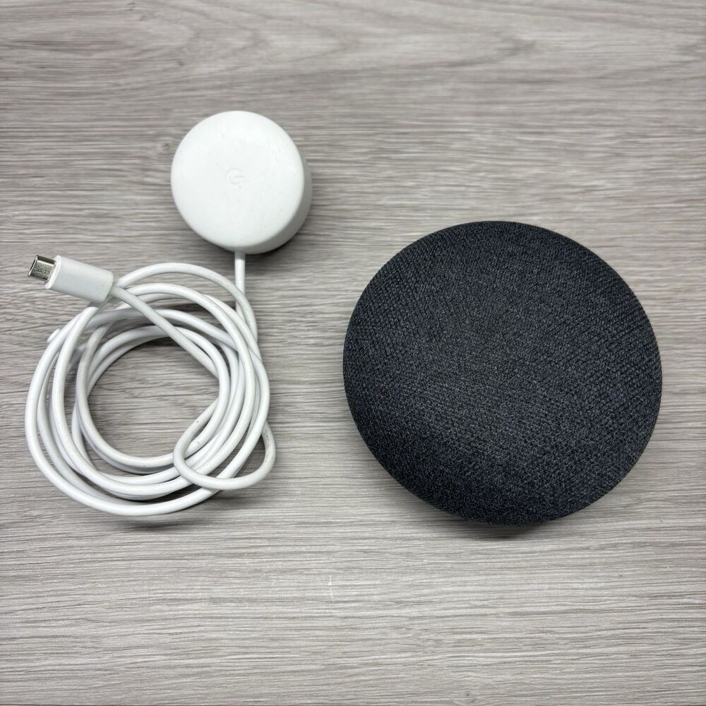 Google Home Mini Smart Speaker Assistant (Gen 1) - Charcoal - Tested